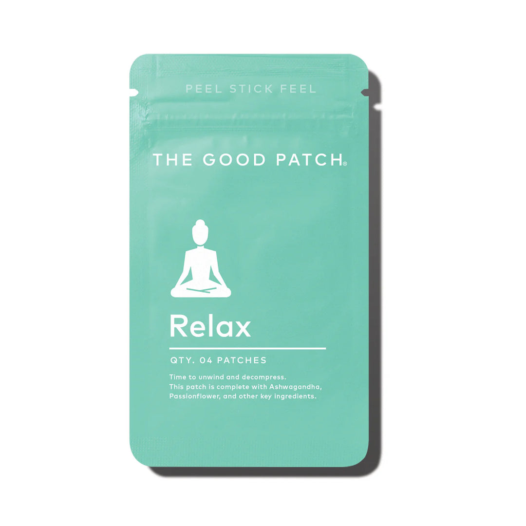 Natural Anti-Stress Patch – Ashwagandha &amp; Adaptogenic Plants Instant Relaxation